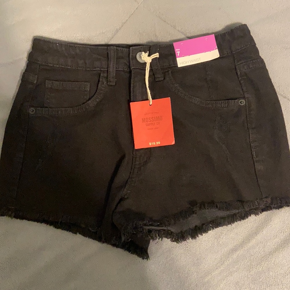 Black Mossimo Jean Shorts